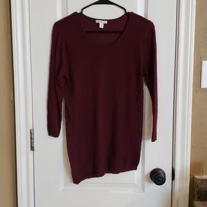 Lightweight maroon sweater